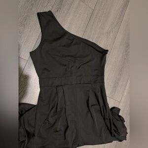 5/$20 Black Stretchy One Shoulder Jumpsuit